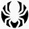Spider Face Stencil