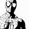 Spider-Man Black White