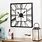 Square Metal Wall Clock