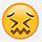 Squiggly Face Emoji