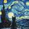 Starry Night with Cats
