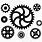 Steampunk Gears SVG