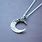 Sterling Silver Moon Necklace