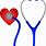 Stethoscope with Heart Clip Art