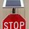 Stop Sign Solar Panel