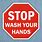 Stop Wash Your Hands Sign Printable