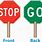 Stop and Go Signs Printable Free