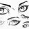 Stylistic Eyes Drawing