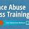 Substance Abuse Training