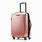 Suitcase Rose Gold Open