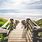 Summer Beach Scenes Boardwalk