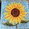 Sunflower Mosaic Art