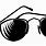 Sunglasses Clip Art Black and White