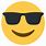 Sunglasses Emoji Meme Transparent