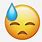 Sweating Emoji