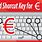 Symbol for Euro On Keyboard