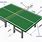 Table Tennis Court Drawing