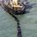 Tanker Ship Leaking Oil