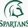 Taylor University Spartans Logo