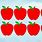Ten Apples Cartoon