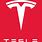 Tesla Car with Logo