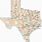 Texas County City Map