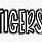Tigers Word SVG