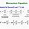 Total Momentum Formula