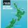Tourist Map of New Zealand