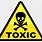 Toxic Symbol Sign