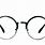 Transparent Circle Glasses