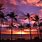 Tropical Hawaiian Sunset Wallpaper