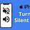 Turn iPhone Off Silent