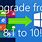 Update Windows 8 to 10