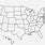 Us State Map White