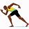 Usain Bolt Running Cartoon