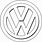 VW Logo Clip Art Black and White