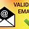 Valid Email Addresses