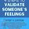 Validating Feelings