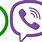 Viber We Chat Whats App Telegram Logo