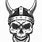 Viking Skull Clip Art