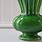 Vintage Green Pottery Vases
