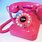 Vintage Pink Telephone