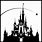 Walt Disney World Castle Silhouette