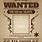 Wanted Poster Design