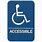 Wheelchair Accesibility Sign
