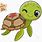 Whimsical Turtle Clip Art