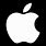 White Apple SVG Logo