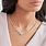 White Gold Diamond Necklace for Women
