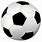 White Soccer Ball PNG